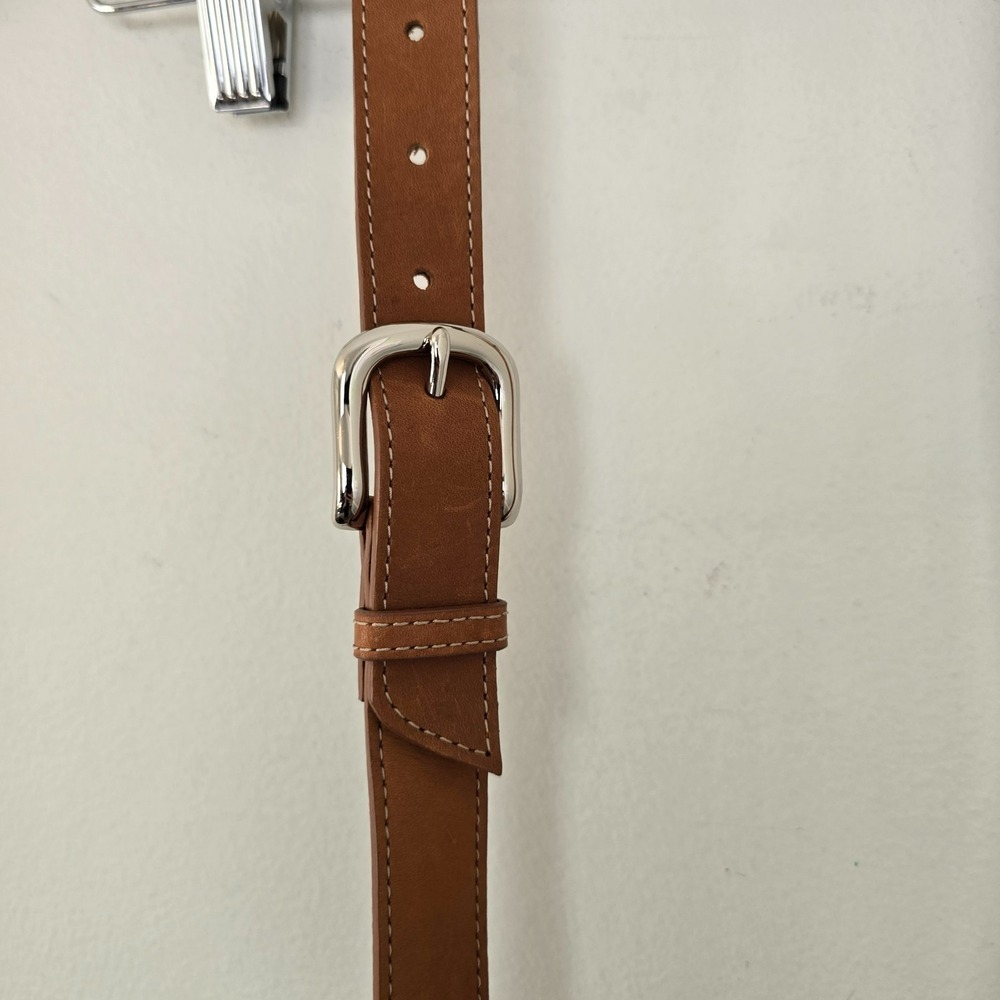 VTG FOSSIL Women Leather Crossbody Bag Boho Indie Utility Messenger Pouch Y2K - Picture 4 of 13